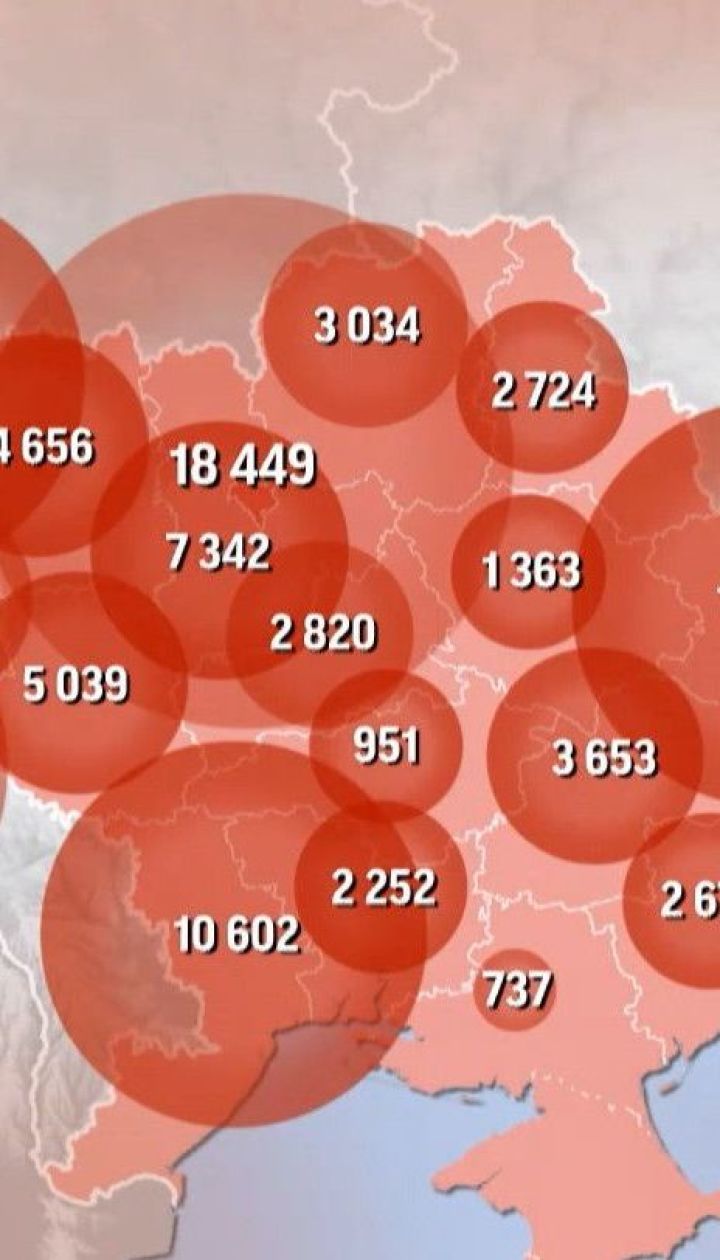 Вирусный антирекорд: за прошлые сутки коронавирусом заболели 3584 украинцев