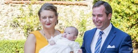 Принц Люксембургу Гійом і принцеса Стефанія хрестили сина - принца Шарля