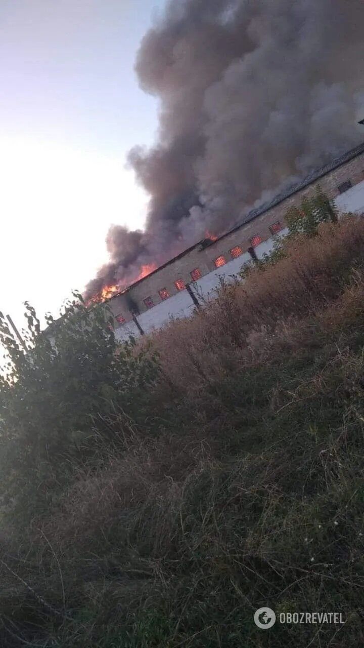 горить колонія