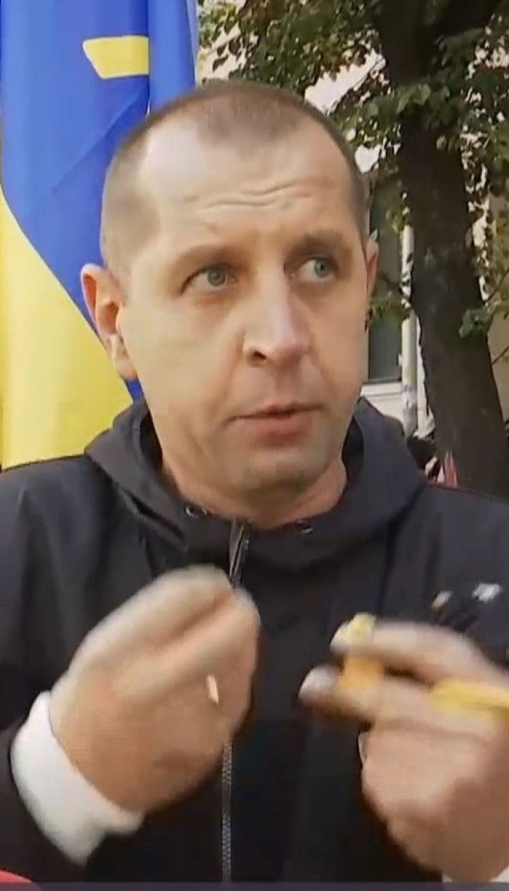 Фізичні особи-підприємці мітингують у столичному урядовому кварталі