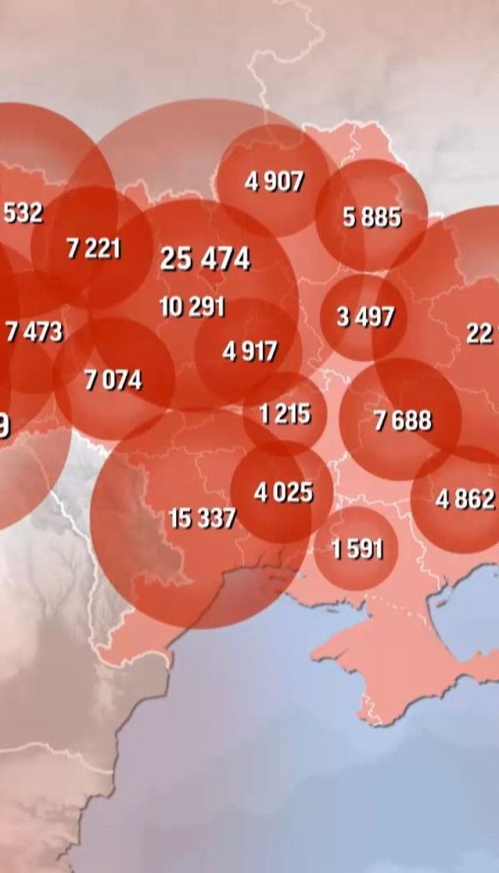 За добу в Україні виявили 4 753 нових інфікованих коронавірусом, у Харківській області - найбільше