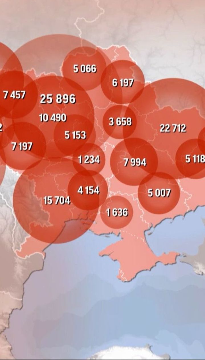 Коронавірус в Україні: уперше кількість діагнозів за добу перевищила 5 тисяч