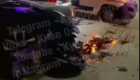 У Києві перегони завершилися серйозною ДТП