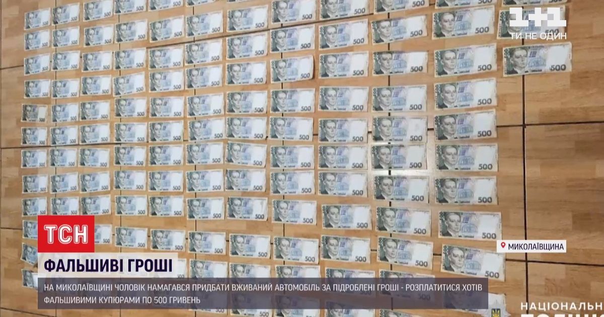 В Николаевской области мужчина пытался приобрести авто за поддельные деньги: видео