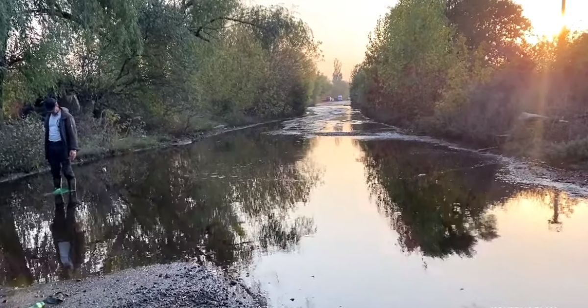 В Черкассах разлилось 100 тыс. тонн азотных удобрений: появилось видео