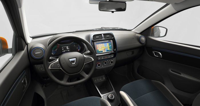 Dacia Spring, салон