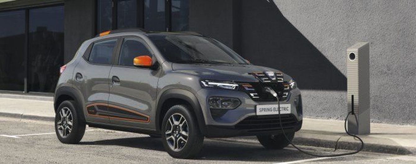 Найдешевший електричний кросовер Dacia Spring презентований офіційно