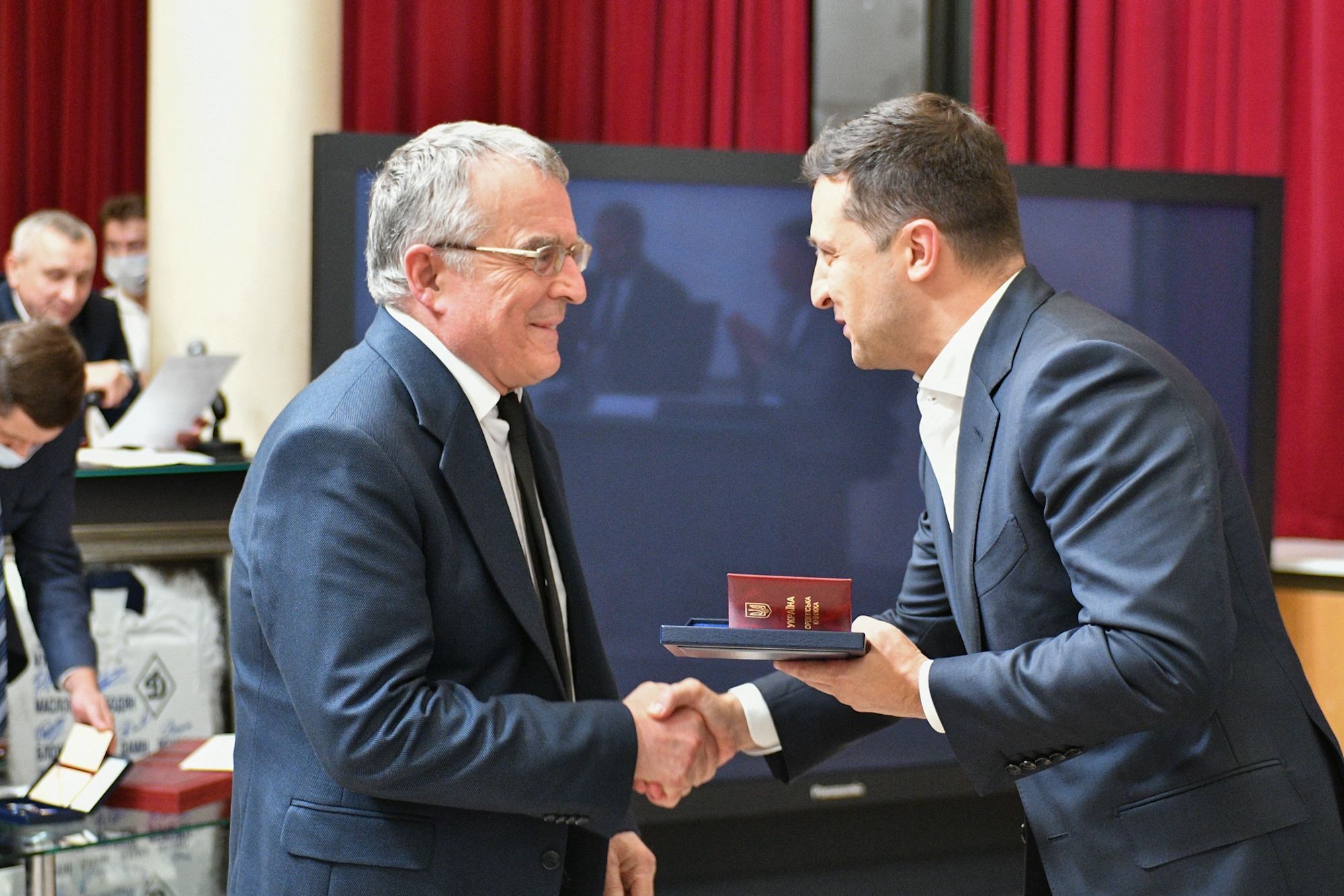 Зеленський з ветеранами Динамо