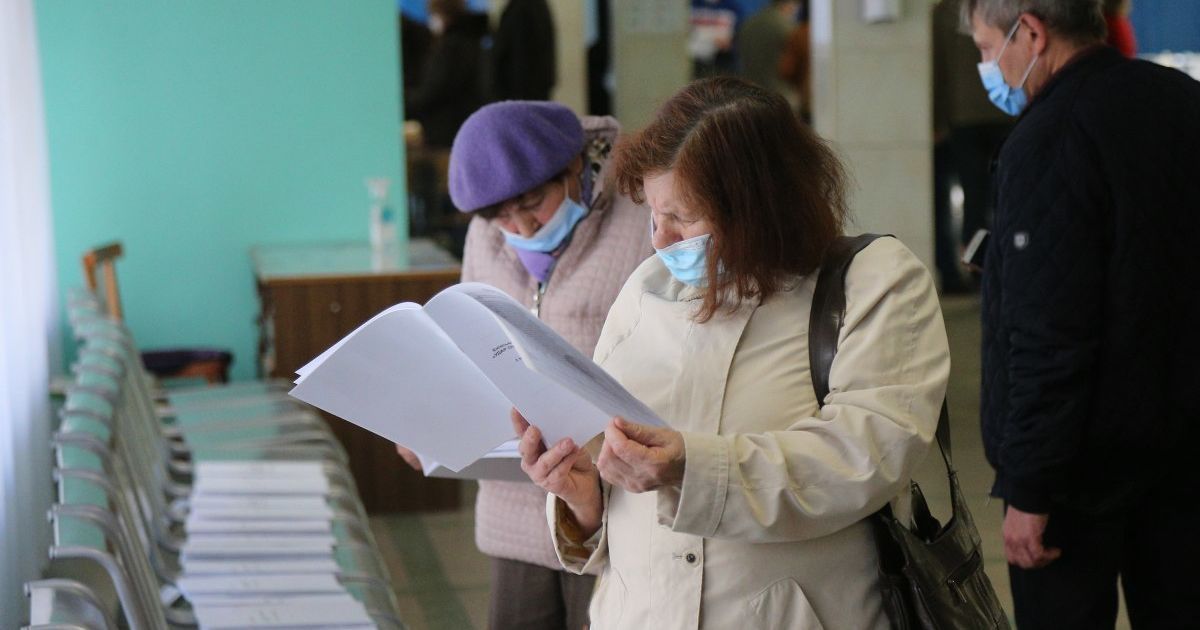 Данные ЦИК относительно партий-победителей местных выборов, которые преодолели 5% барьер