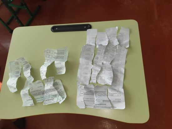 У Кривому Розі двоє виборців пошматували бюлетені