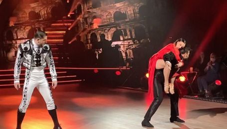 "Танці з зірками": Надія Мейхер запалила паркет пристрасним пасадоблем з двома чоловіками