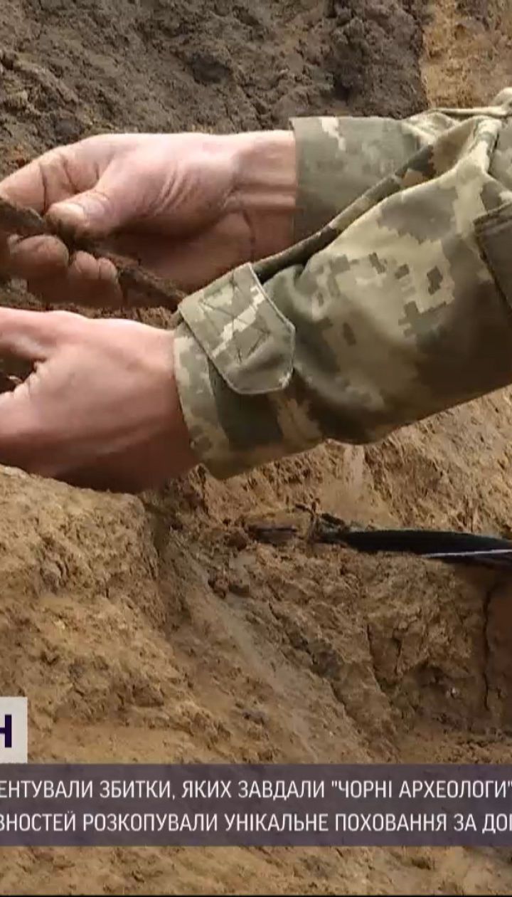 "Чорні археологи" перетворили скіфський курган на копань, завглибшки з 5-поверхівку