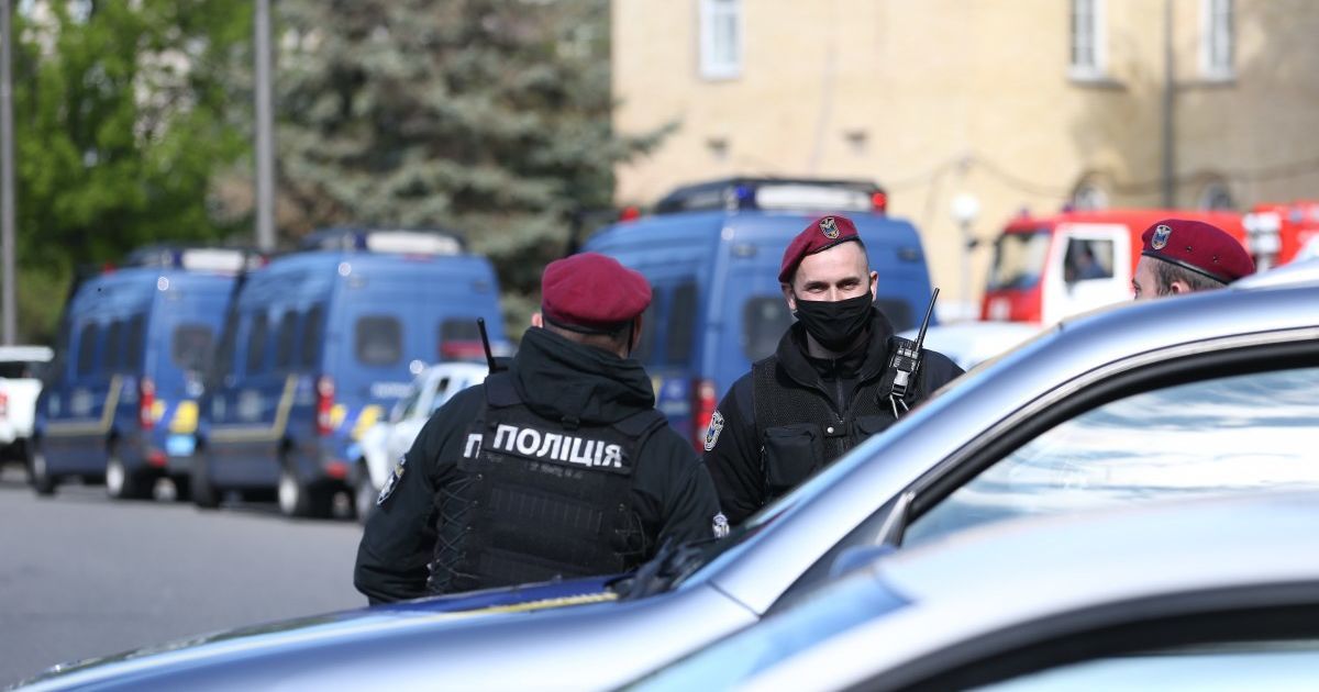 Полиция усилила охрану в центре Киева, где предприниматели вышли на массовый протест