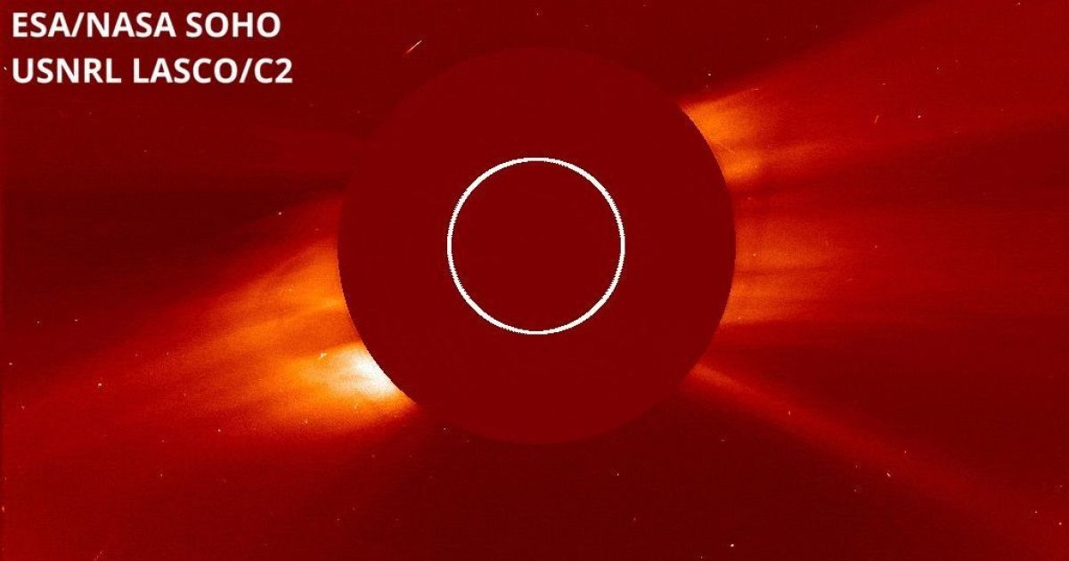 Обсерватория NASA запечатлела недавно обнаруженную околосолнечную комету