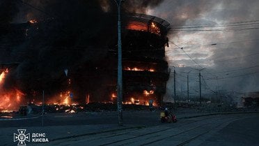 Атака Росії на Київ_7 / © ДСНС