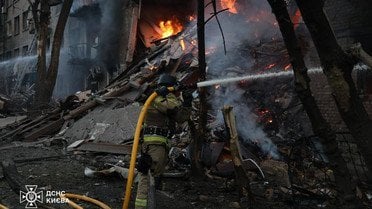 Атака Росії на Київ_6 / © ДСНС