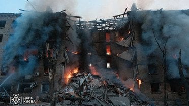Атака Росії на Київ_3 / © ДСНС