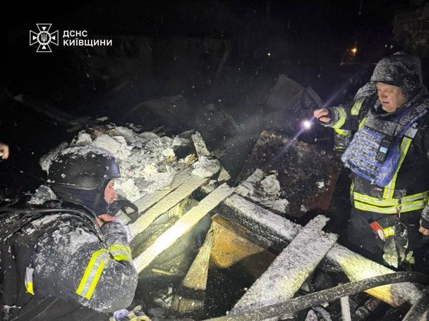 Russian forces struck nearly all districts of the Kyiv region overnight. 