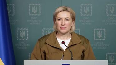 Брифінг Ірини Верещук щодо необхідності організації гуманітарних коридорів
