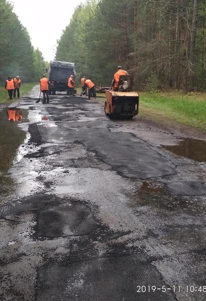 Ремонт калюж_2 / © Служба автомобільних доріг у Чернігівській області