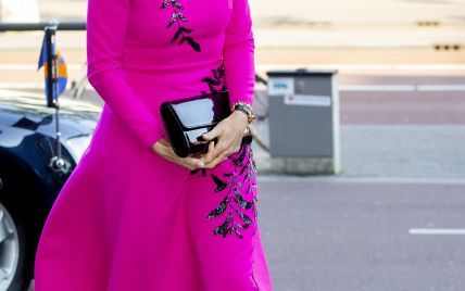 У сукні кольору фуксії: яскрава королева Максима відвідала урочистий захід в Італії