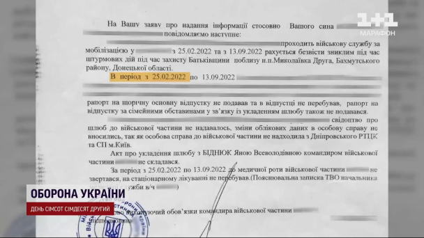 Довідка з військової частини / © 