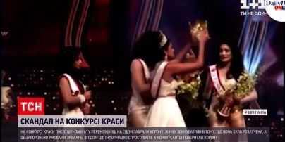 Новини світу: на конкурсі краси Місіс Шрі-Ланка у переможниці забрали корону просто на сцені