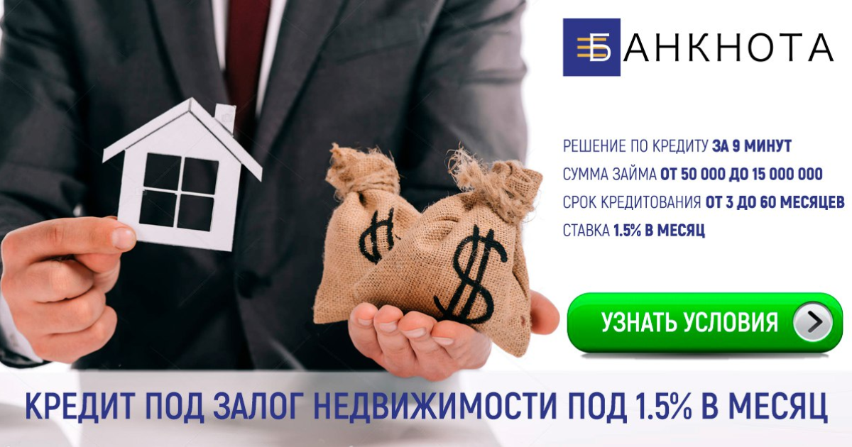 У кого найнижчий відсоток за кредитом під заставу нерухомості в Києві?