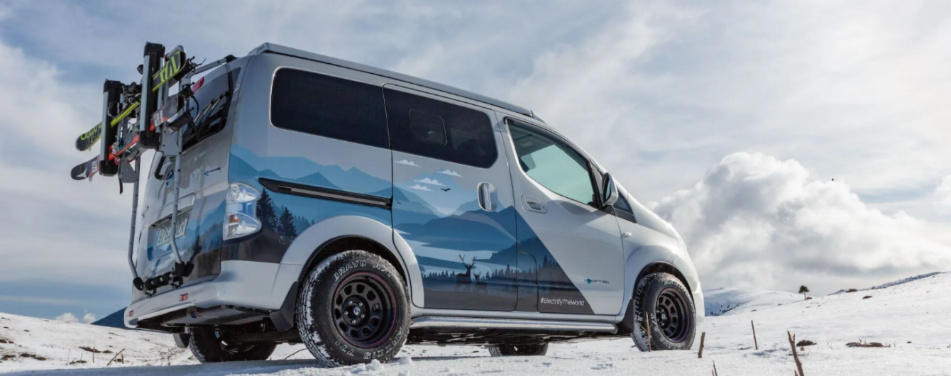 Nissan презентував електричний кемпер для зимового відпочинку