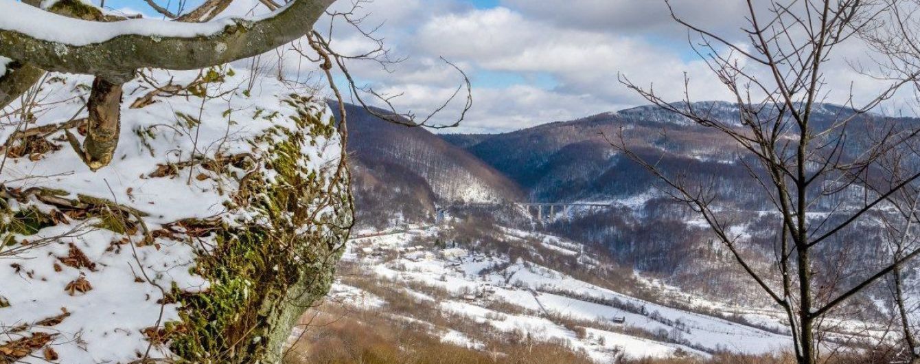 Карпати засипає снігом: опубліковано атмосферне фото