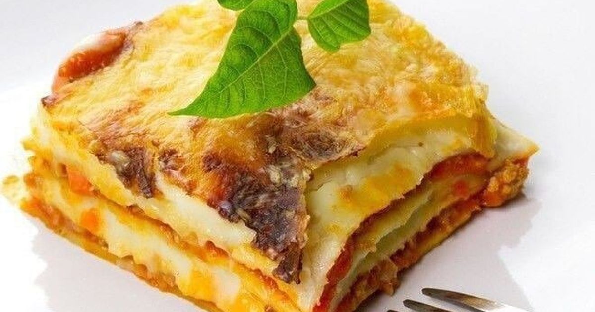 Быстрая сырная лазанья к ужину