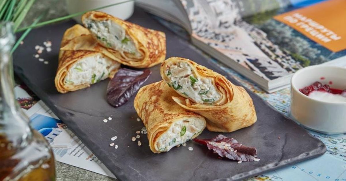 Млинці по-грецьки до сніданку