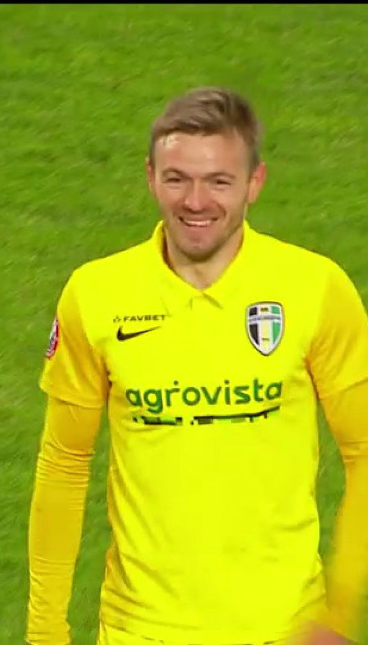 Дніпро-1 – Олександрія - 0:1. Відео вилучення Гречишкіна