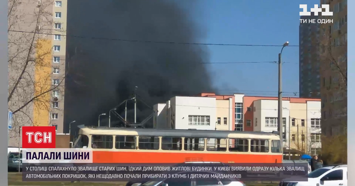 Викидають на стихійні звалища та спалюють у дворах: як у Києві утилізують автомобільні шини
