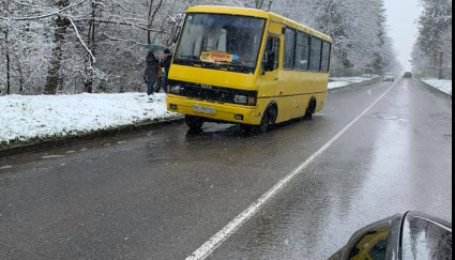 У Львівській області у маршрутки з пасажирами на ходу відлетіло колесо: фото