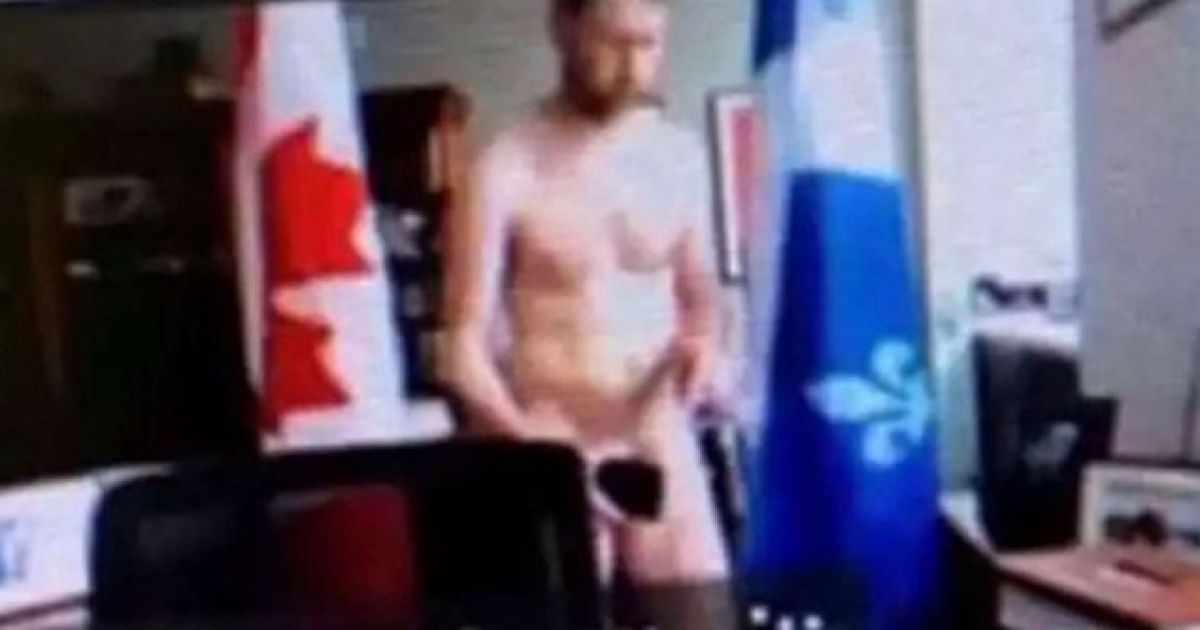 Засвітив геніталіями на фоні прапорів і намагався прикритися телефоном: у Канаді депутат з'явився голим на онлайн-засіданні