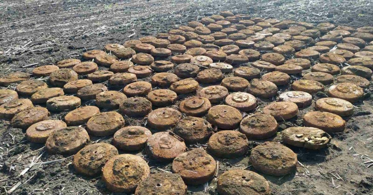 У Дніпропетровській області знайшли 150 мін (фото)