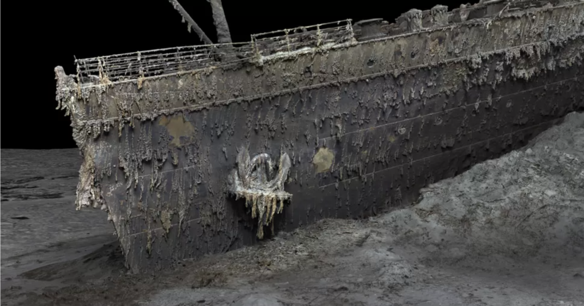 The first fullsize 3D reconstruction of the sunken "Titanic" appeared