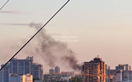 Черный дым в небе над Киевом: что стало его причиной