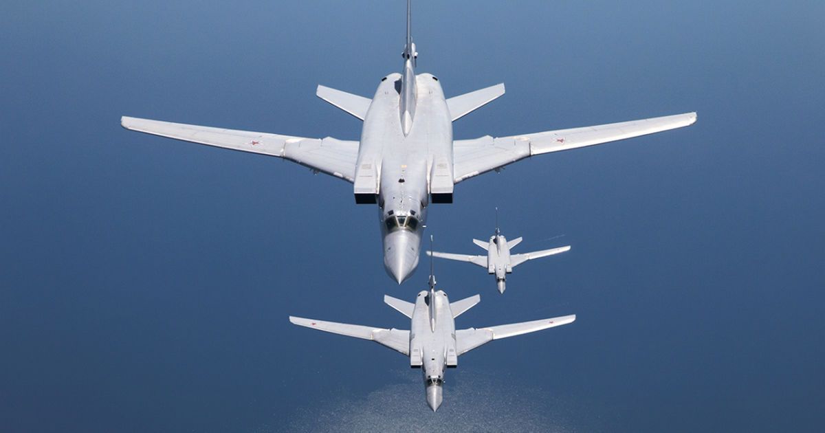 Літак стратегічної авіації Ту-22М3.