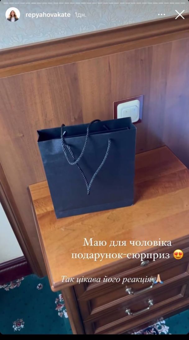 Подарунок Віктору Павліку від дружини / © instagram.com/repyahovakate