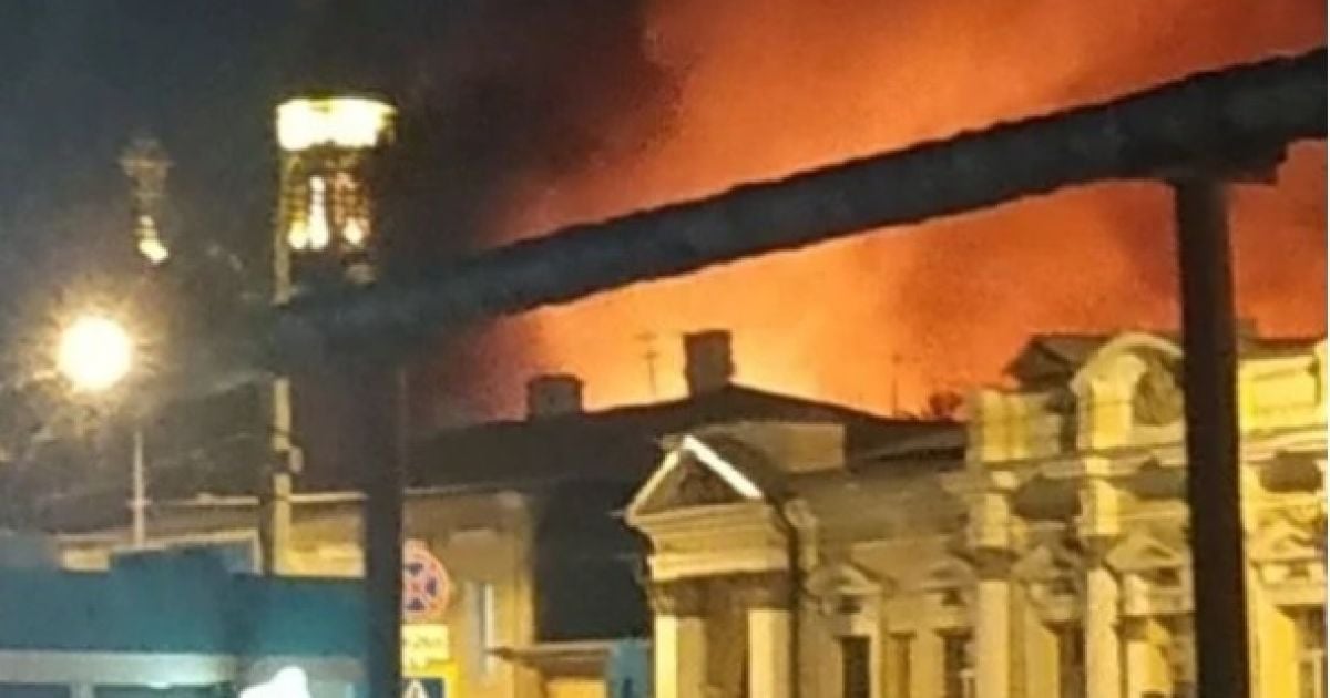 В Харкові горить Центральний ринок