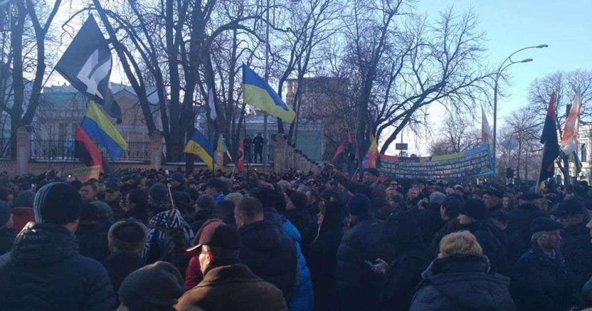Протести "блокадників" у центрі Києва. Текстовий онлайн