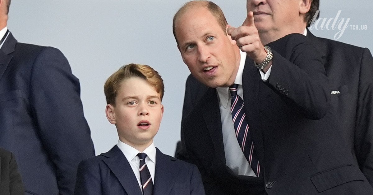 Принц Уильям и принц Джордж на "Евро-2024"