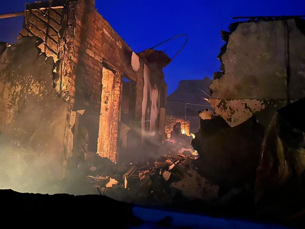 Наслідки російської атаки на Донбасі в ніч на 20 січня.  / © Донецька ОДА