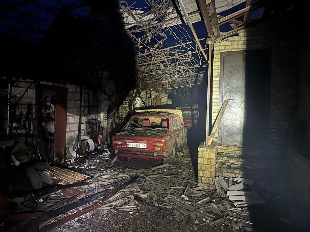Наслідки російської атаки на Донбасі в ніч на 20 січня.  / © Донецька ОДА