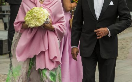 Какая красивая: 75-летняя королева Сильвия приехала на церемонию в роскошном наряде