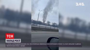 У Броварах у військову частину влучили дві крилаті ракети