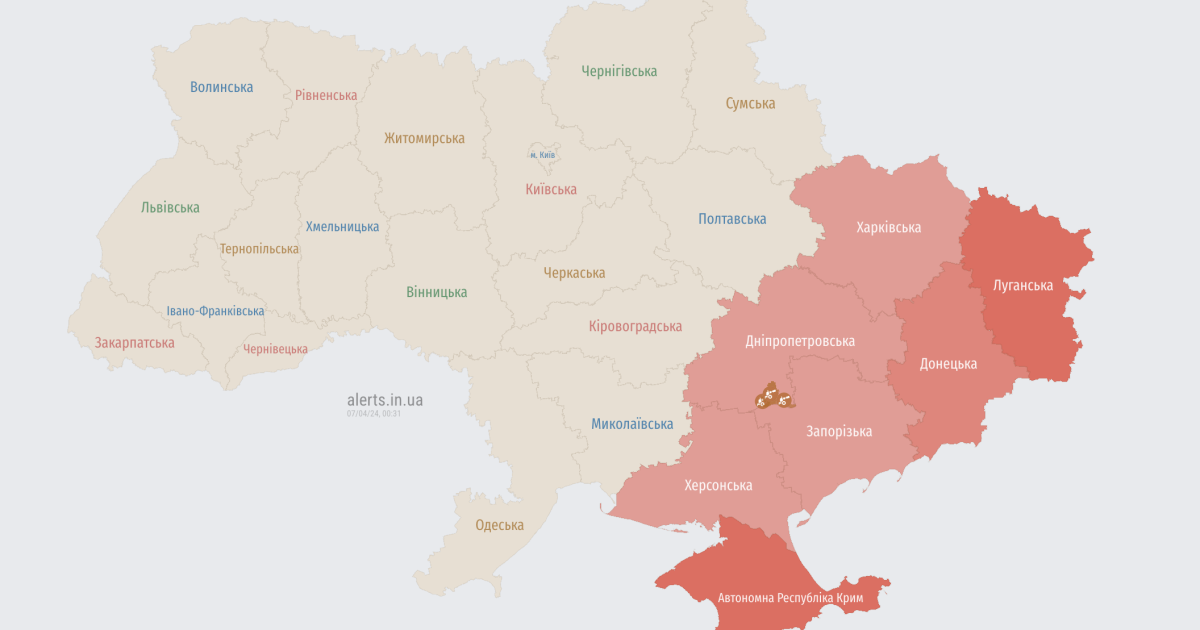 Мапа тривог