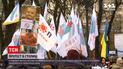 Новини Києва: в урядовому кварталі знову зібралися противники вакцинації